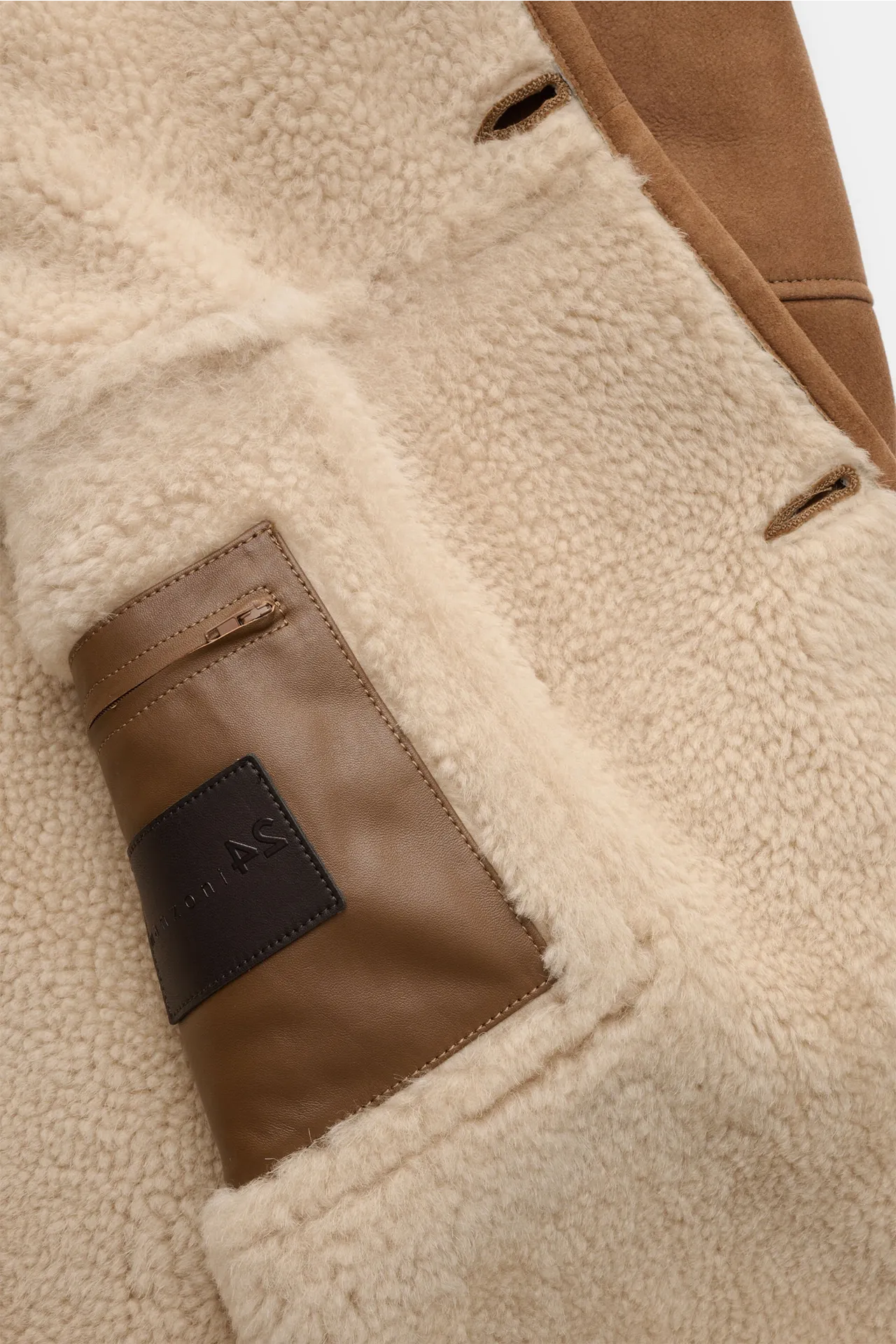 Manzoni 24 - Herren - Lammfellmantel braun – Bild 5