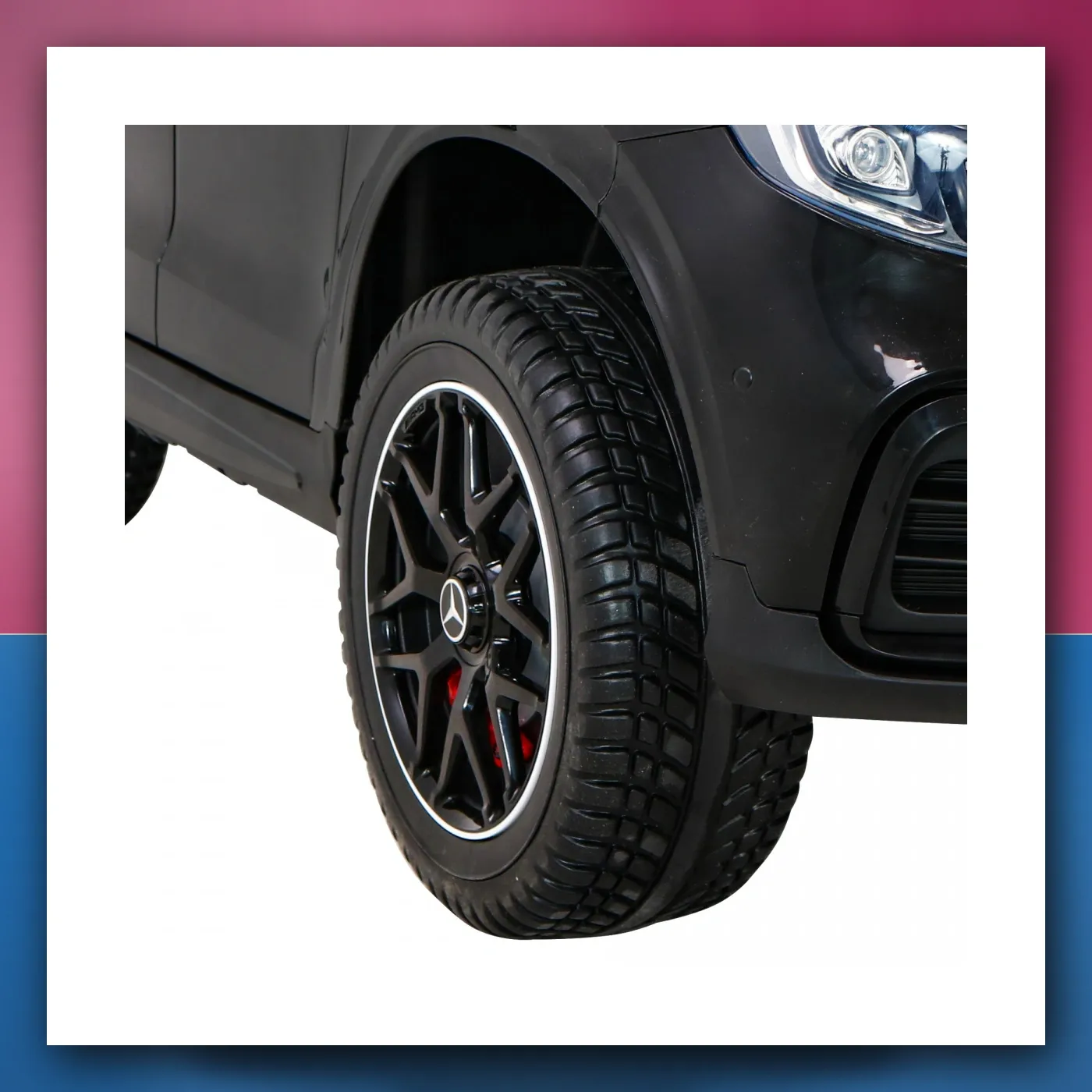 Auto Mercedes GLC 63S crne - SUV za djecu + Pogon 4x4 - slika 1