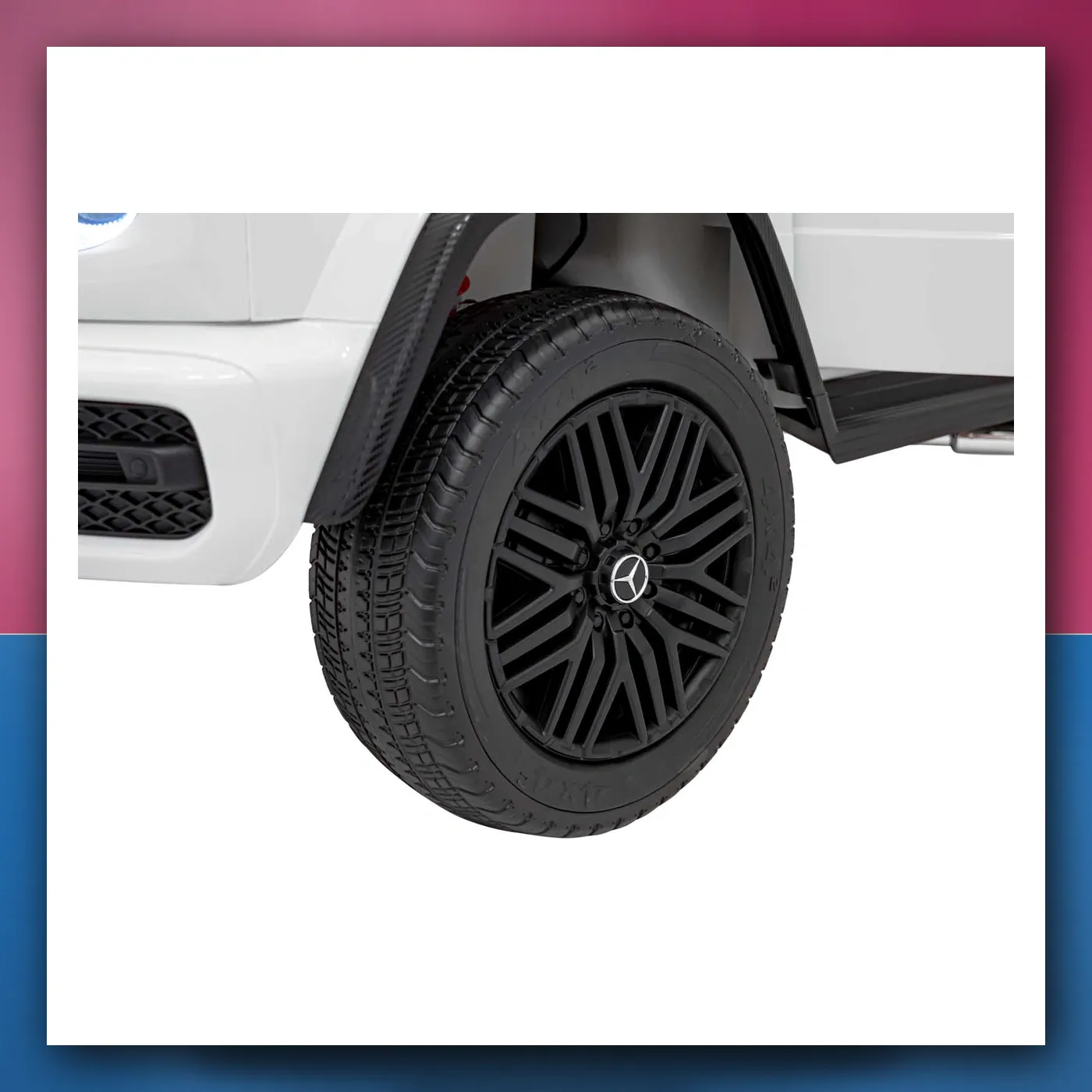 Auto na akumulator Mercedes Benz G63 AMG XXL STRONG bijeli - slika 1