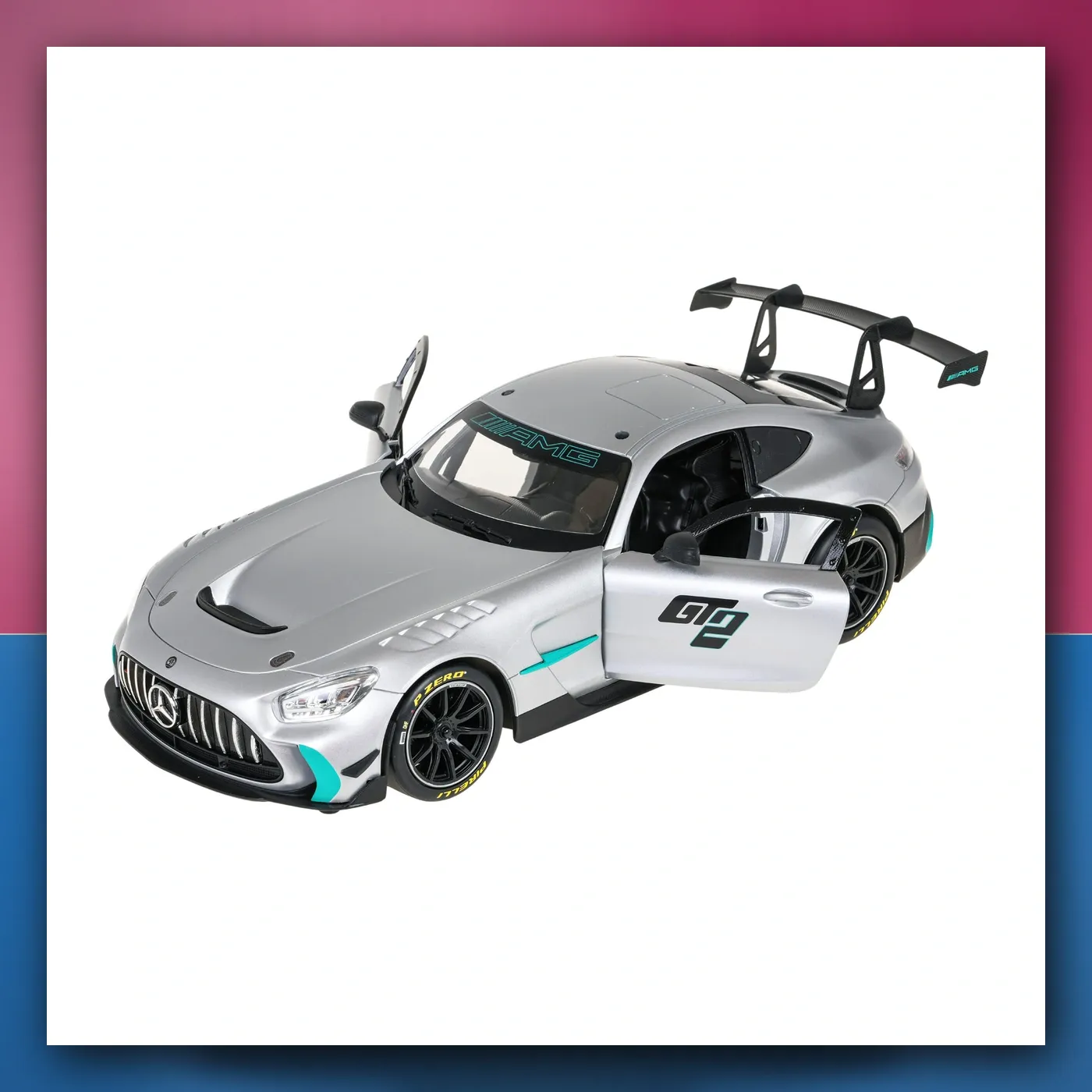 RC autić 1: 14 Mercedes - AMG GT2 Siv RASTAR - slika 1