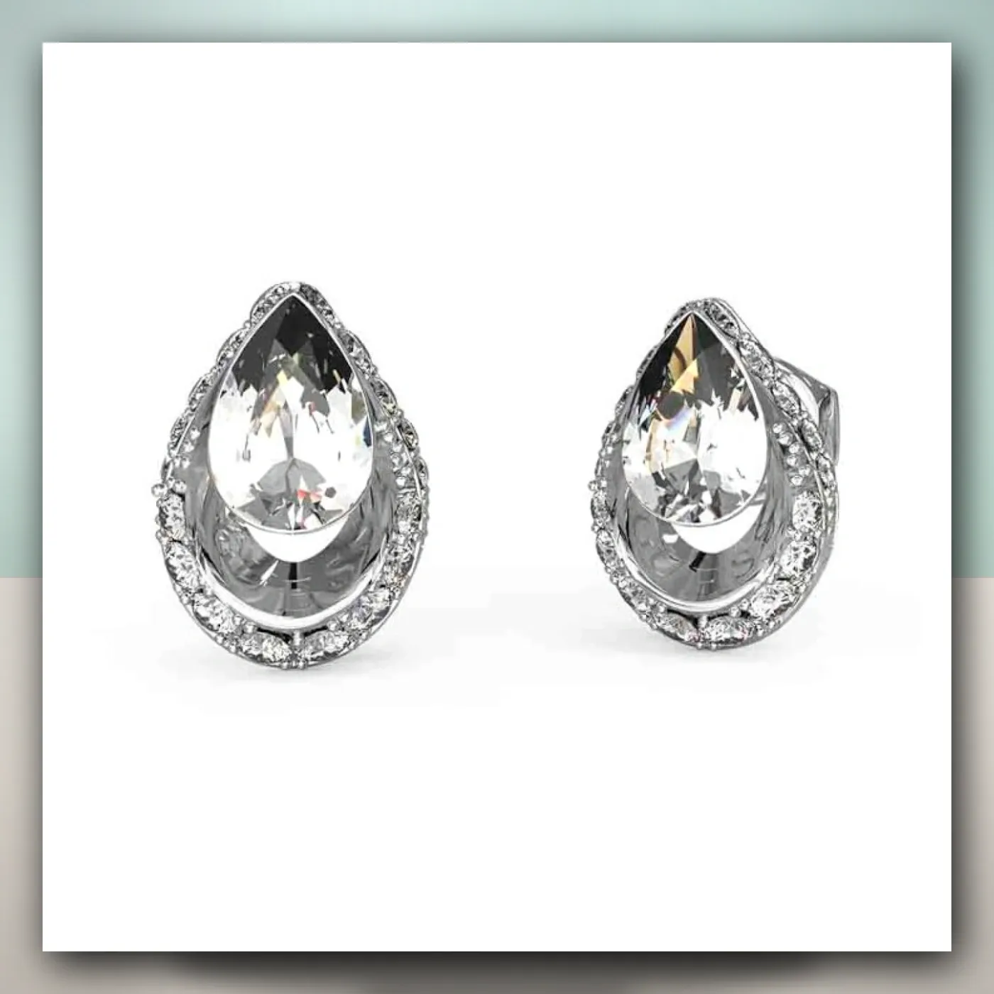 Naušnice Guess JUBE03393JWRHT/U