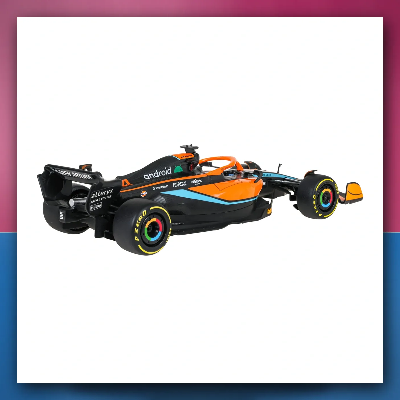 Metalni automobil McLaren F1 MCL36 1:24 narančasti RASTAR
