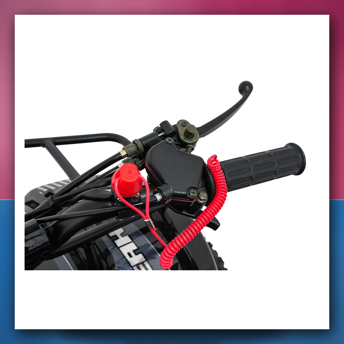 Četverocikl na akumulator Motorni WILDPEAK 110cc crni - slika 1