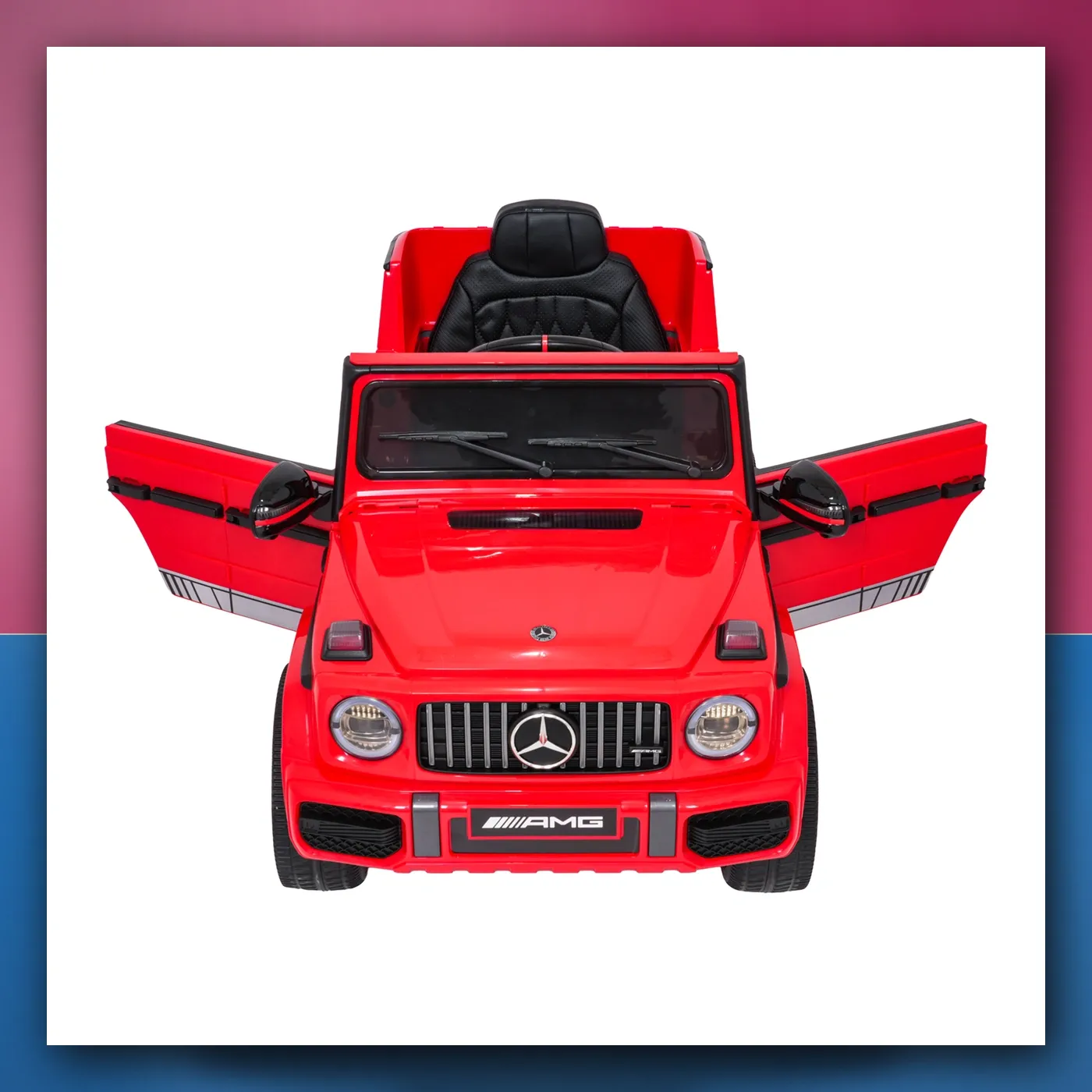 Auto na akumulator Mercedes G63 AMG LIFT crveni - slika 1