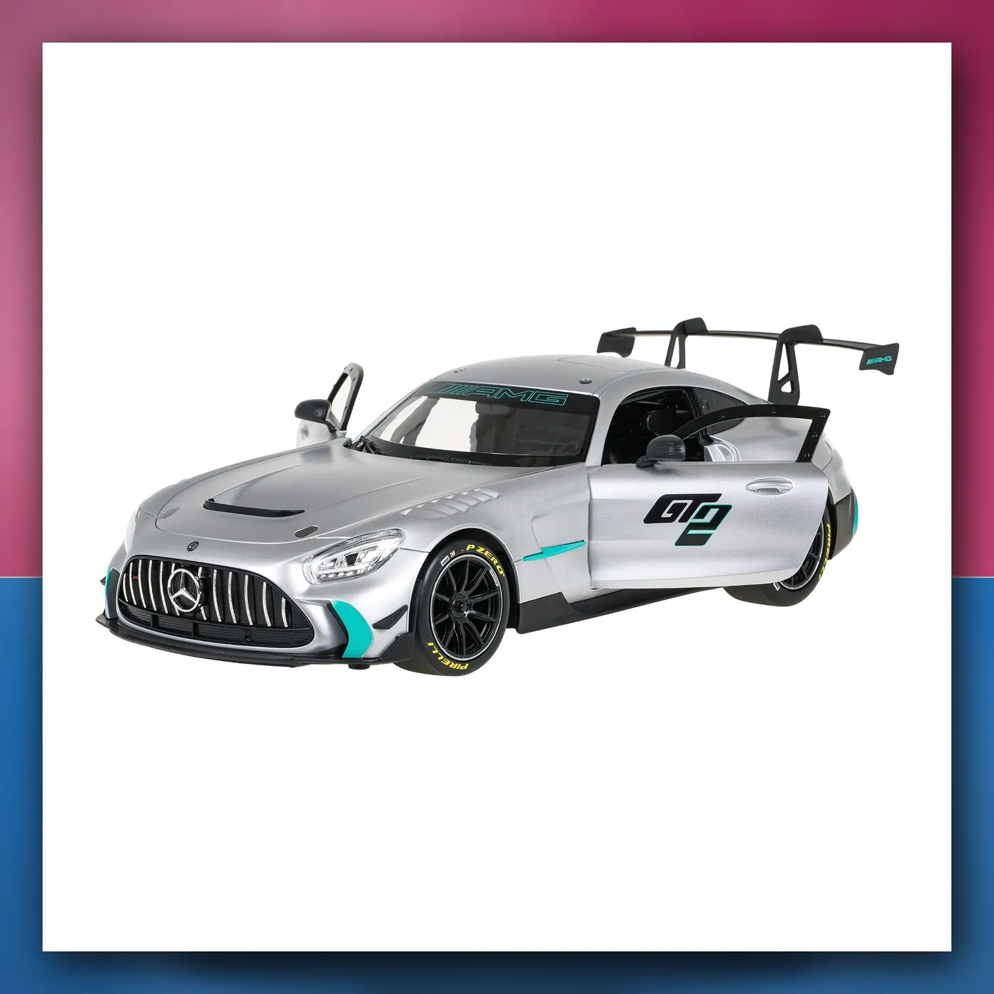 RC autić 1: 14 Mercedes - AMG GT2 Siv RASTAR - slika 1