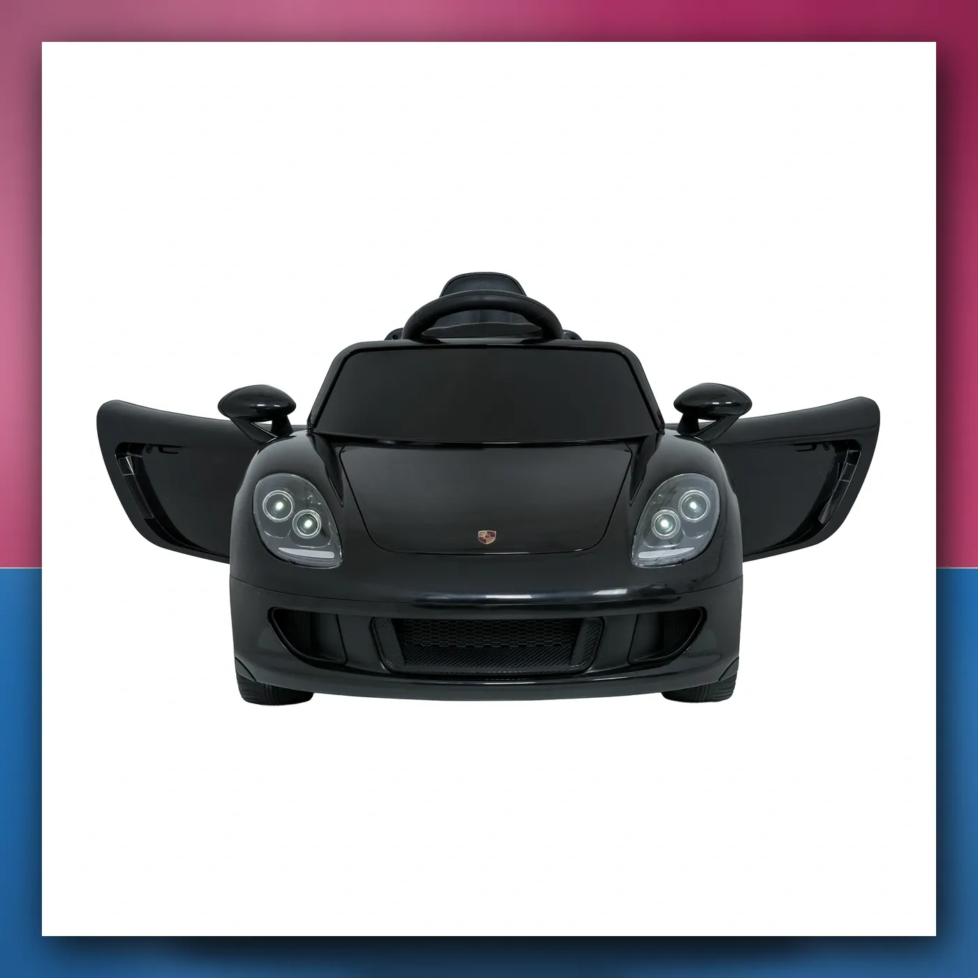 Auto na akumulator Porsche 911 Carrera crni - slika 1