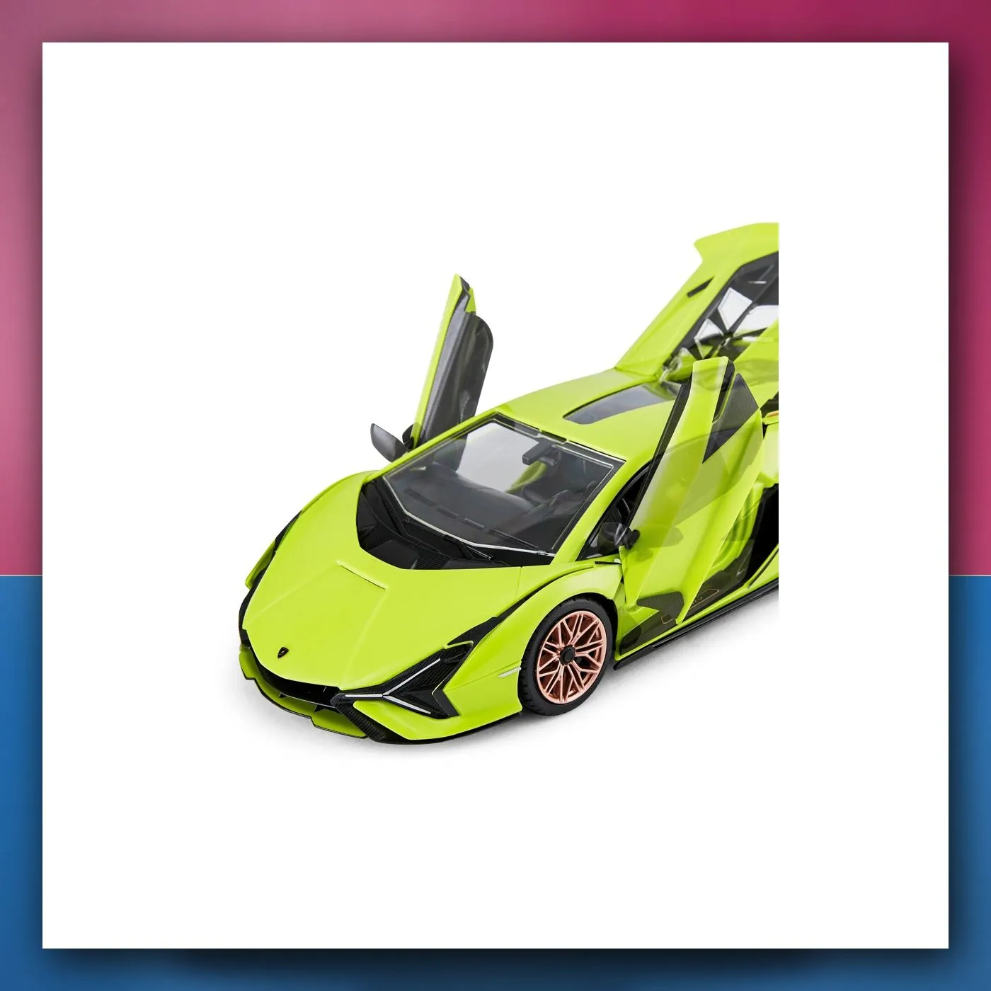 RC Lamborghini Sian zeleni RASTAR 1:18 + daljinski upravljač 2,4 GHz