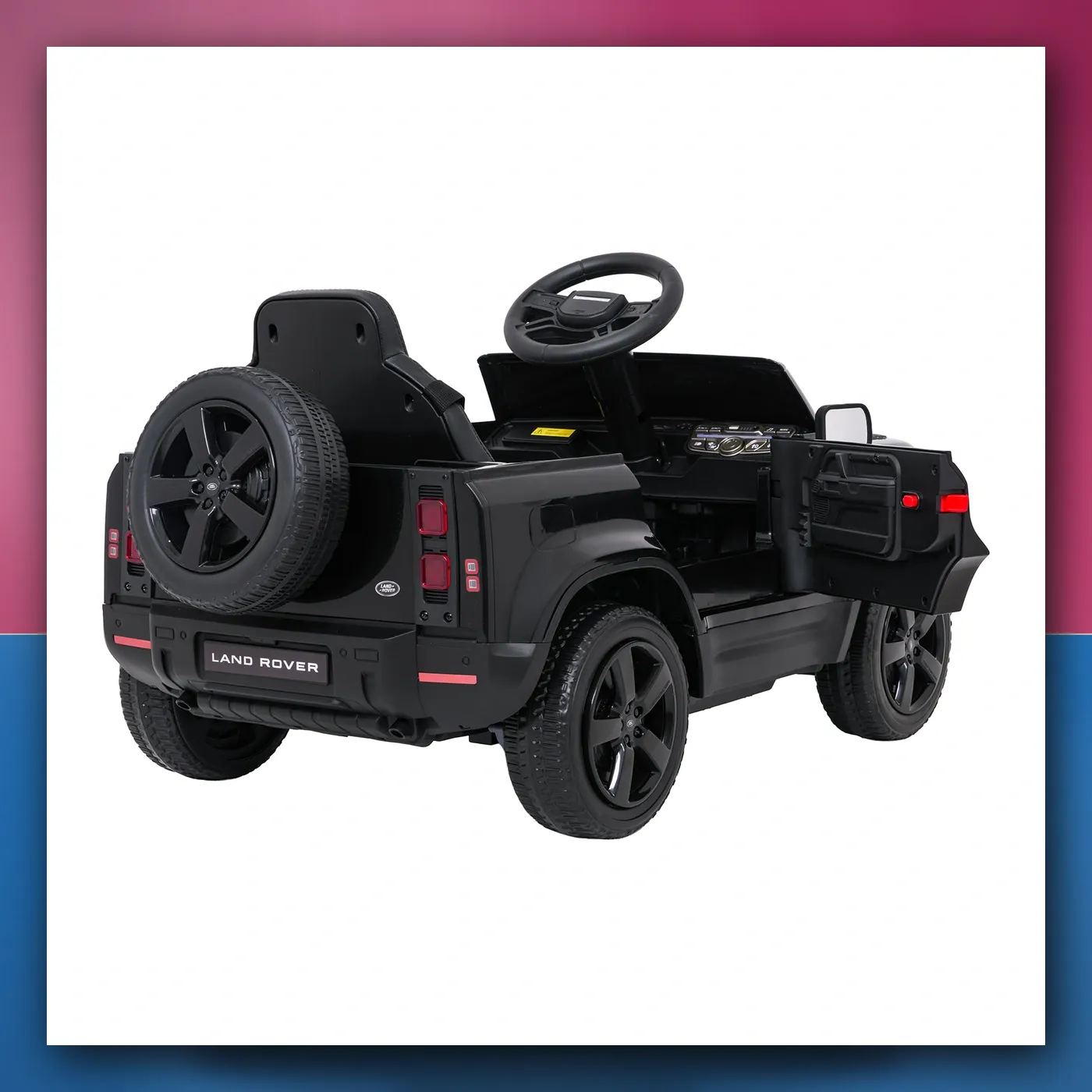 Auto na akumulator Land Rover Defender crni