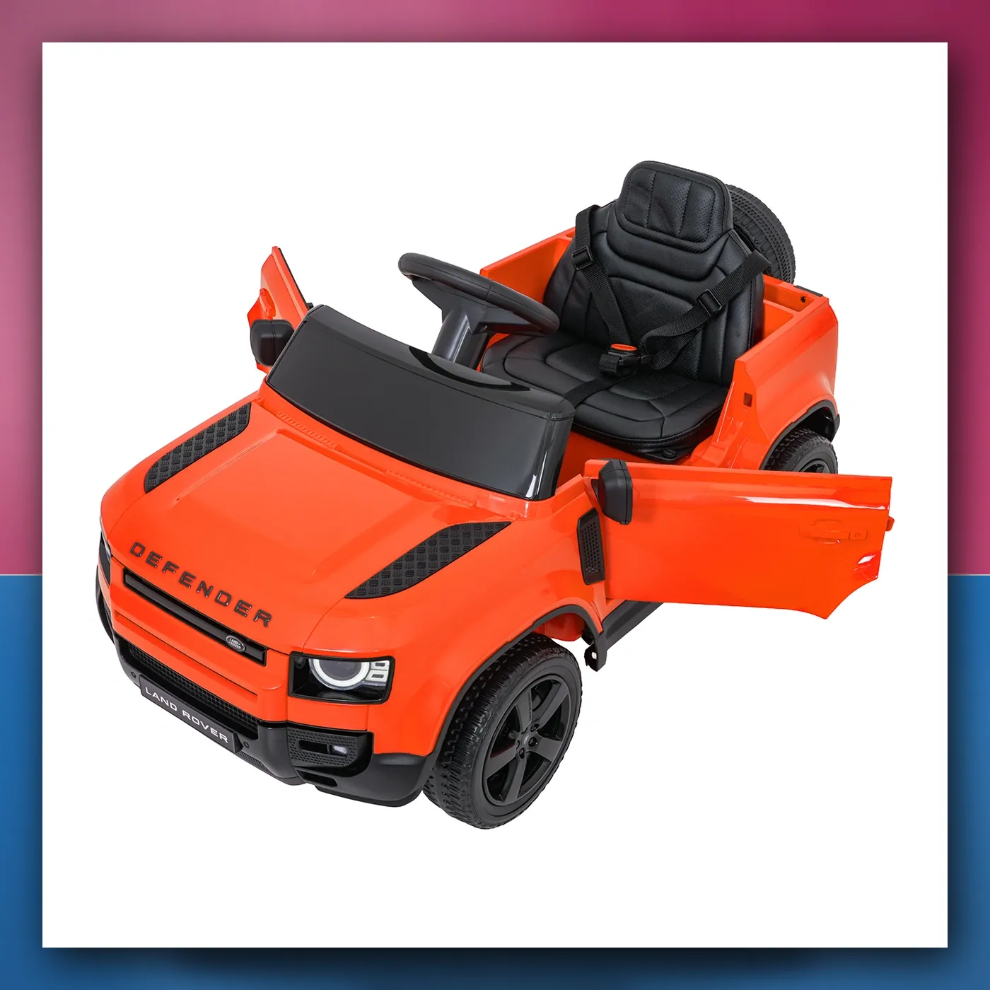 Auto na akumulator Land Rover Defender narančasti