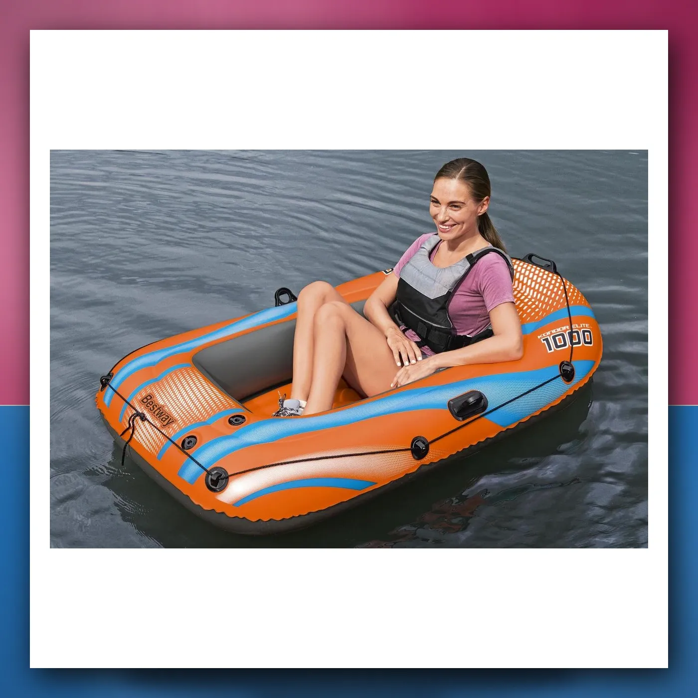 Ponton KONDOR ELITE 1000, 162 cm x 96 cm BESTWAY - slika 1