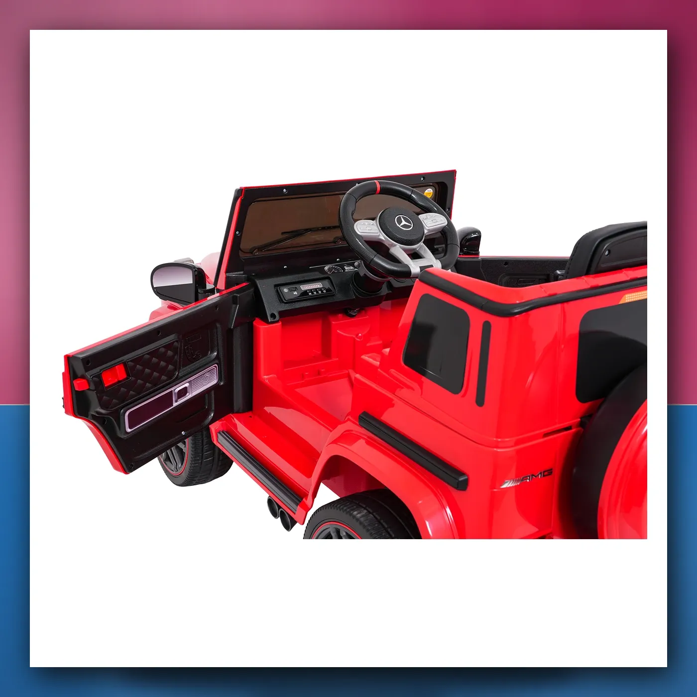 Auto na akumulator Mercedes G63 AMG LIFT crveni - slika 1