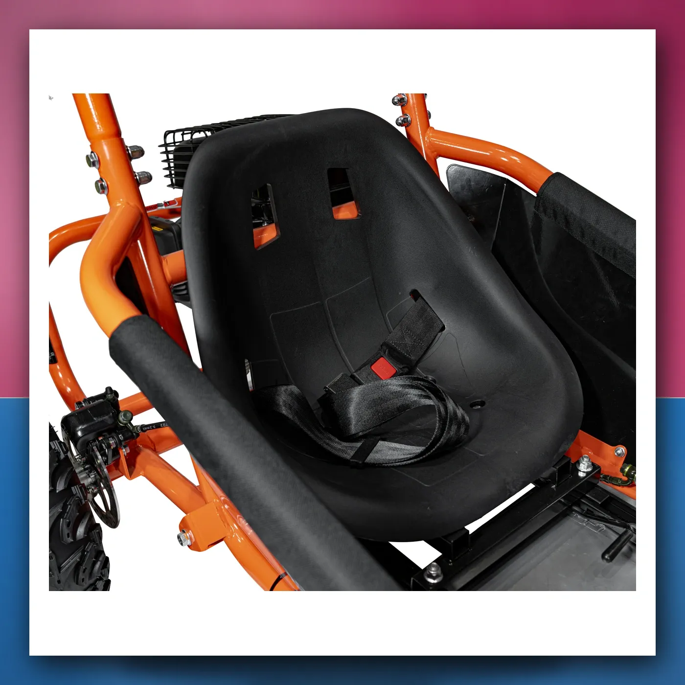 Auto na akumulator Gokart Motorni BLATO MONSTER narančasti - slika 1