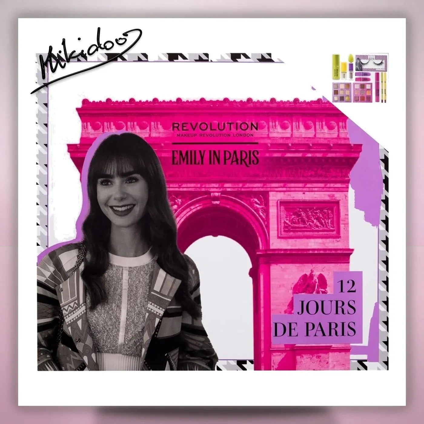 Emily In Paris 12 Jours De Paris Advent Calendar | Makeup Revolution London | Paleta za šminku | 1pc