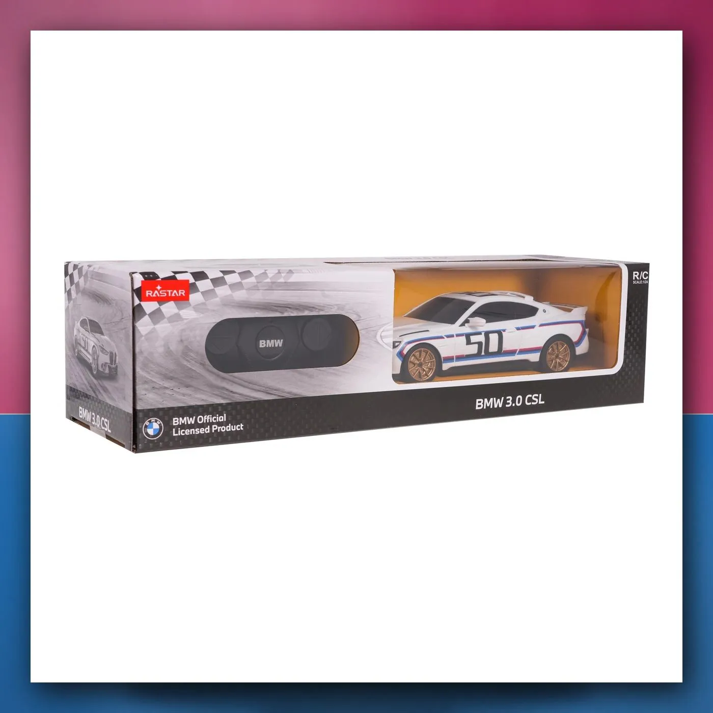 R/C BMW 3.0 CSL 1:24 RASTAR