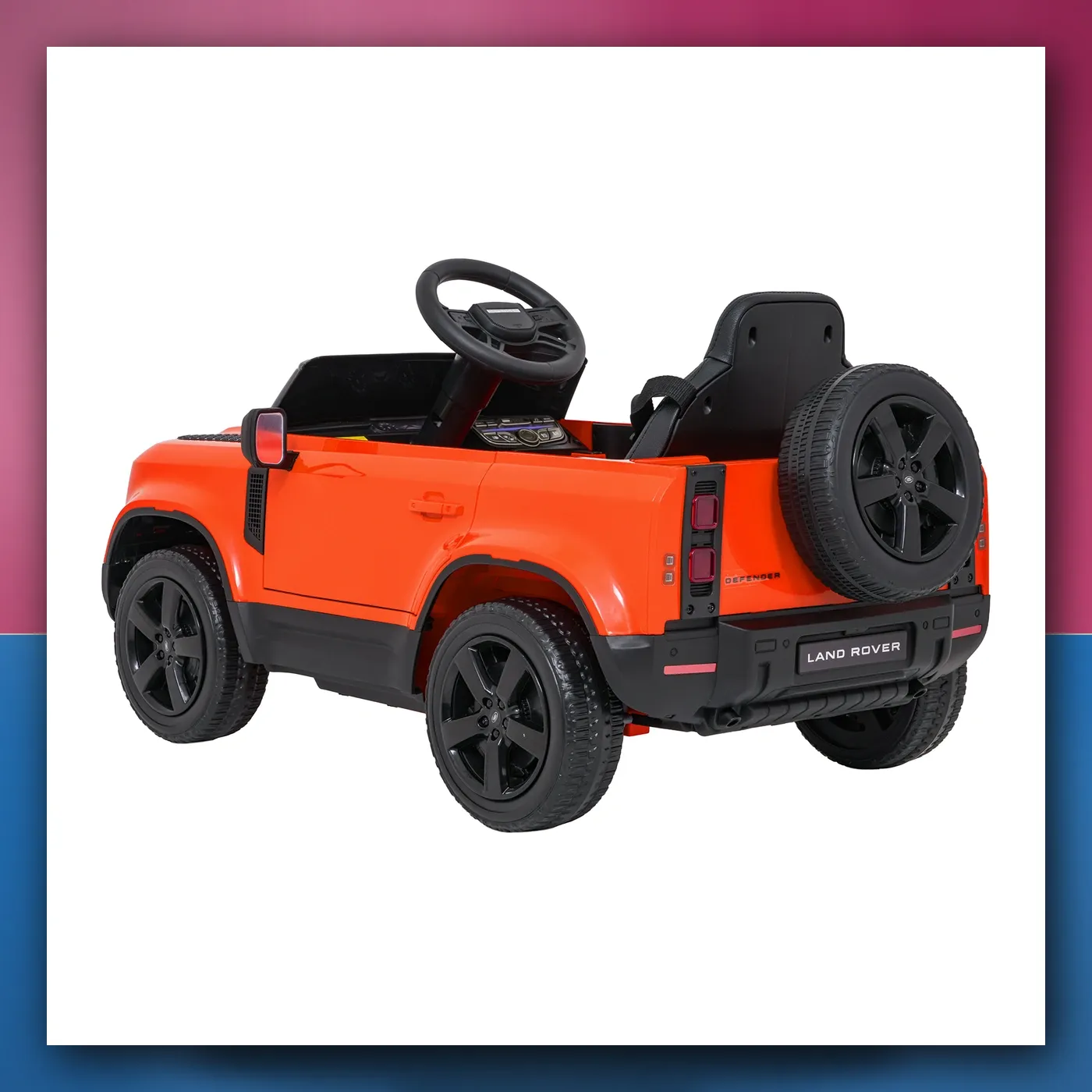 Auto na akumulator Land Rover Defender narančasti