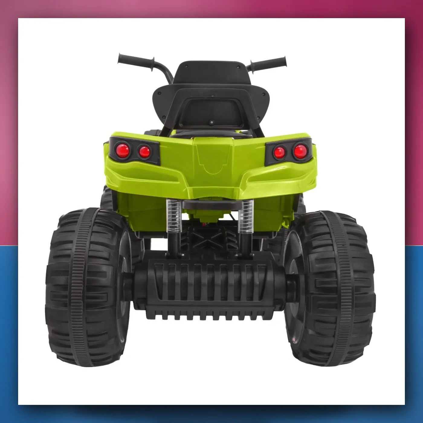 Četverocikl ATV 2. 4GHz na akumulator za djecu - zeleni + Daljinski upravljač + EVA kotači + Radio + MP3 + Lagani Start - slika 1