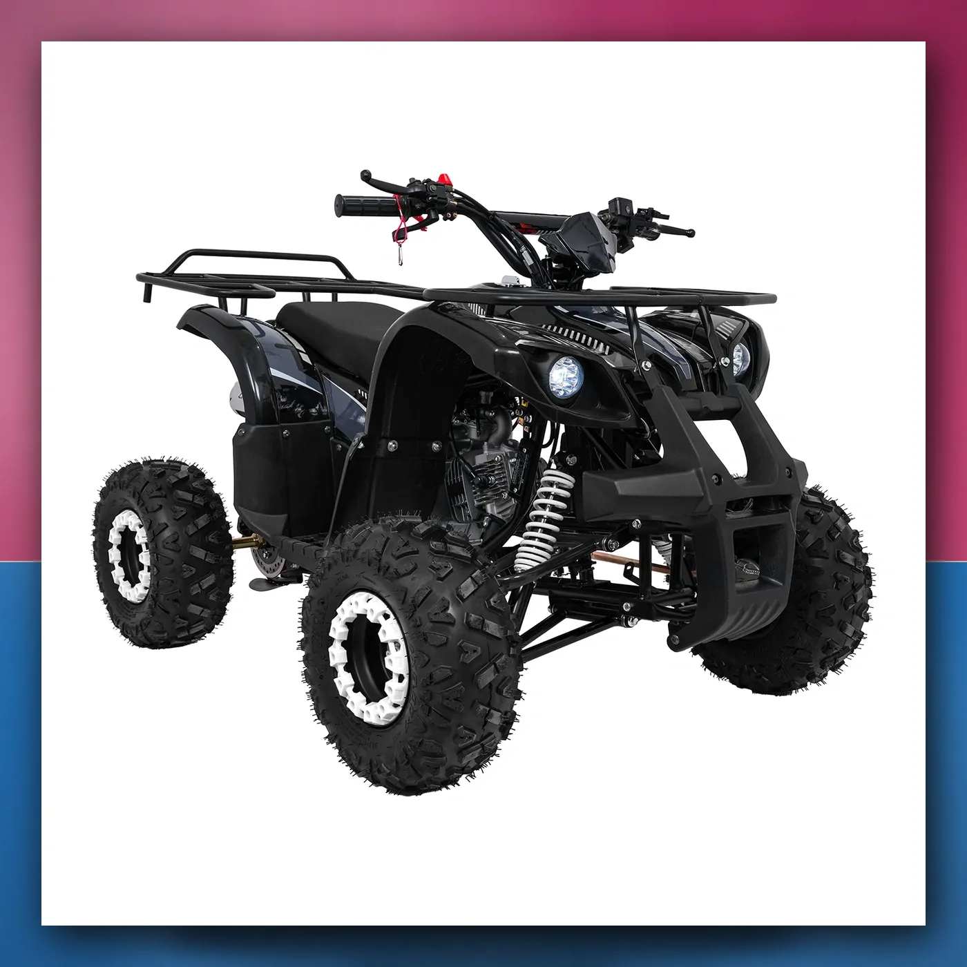 Četverocikl na akumulator Motorni WILDPEAK 110cc crni - slika 1