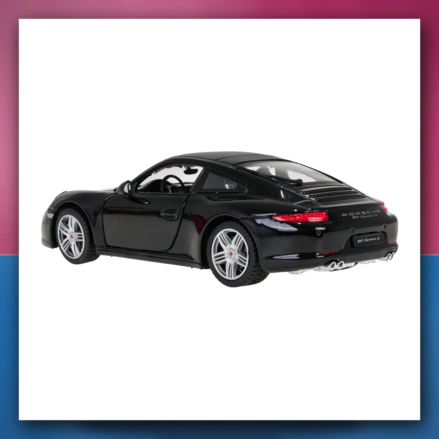 Metalni automobil Porsche 911 1:24 crni RASTAR
