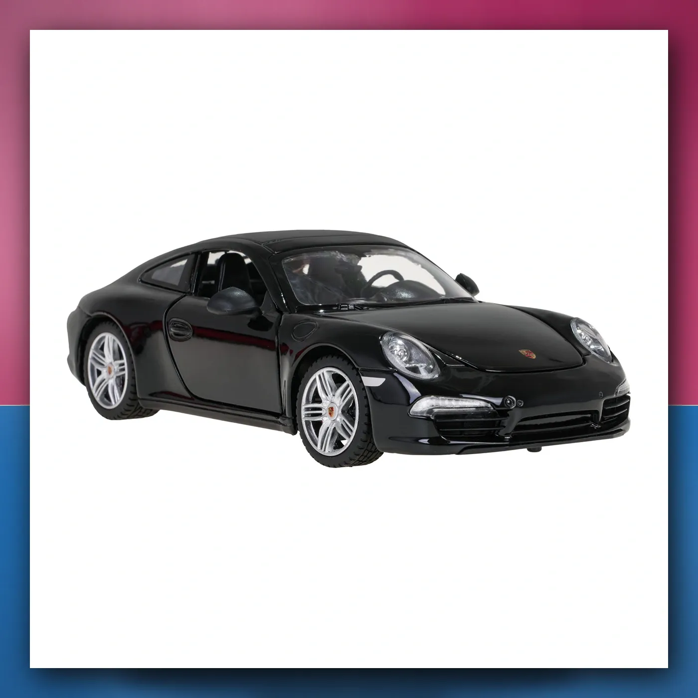 Metalni automobil Porsche 911 1:24 crni RASTAR