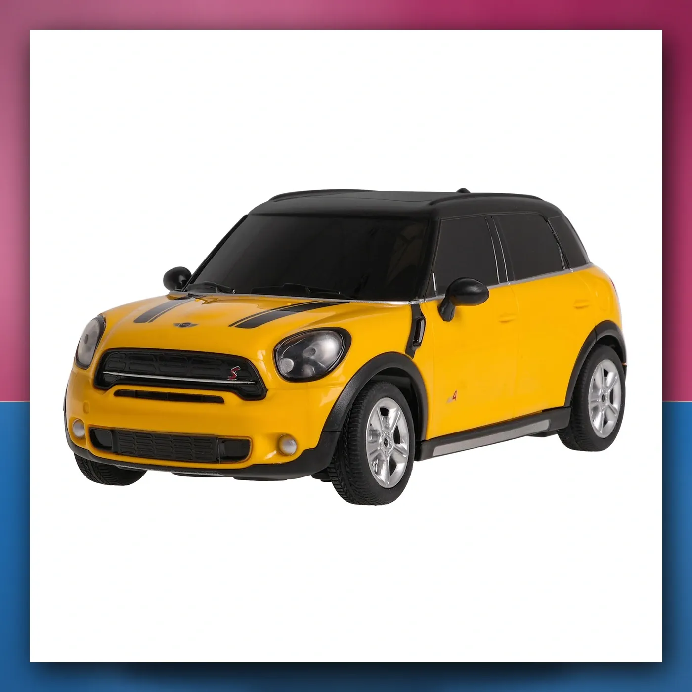 R/C Mini Countryman 1:24, žuti RASTAR