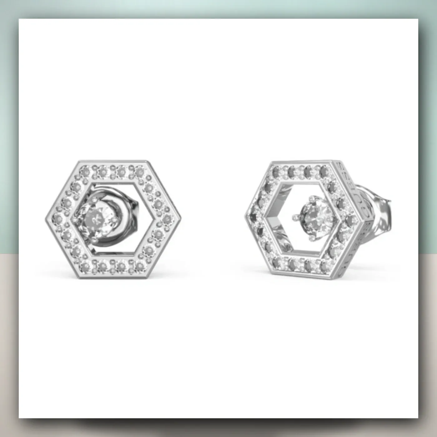 Naušnice Guess JUBE04651JWRHT/U