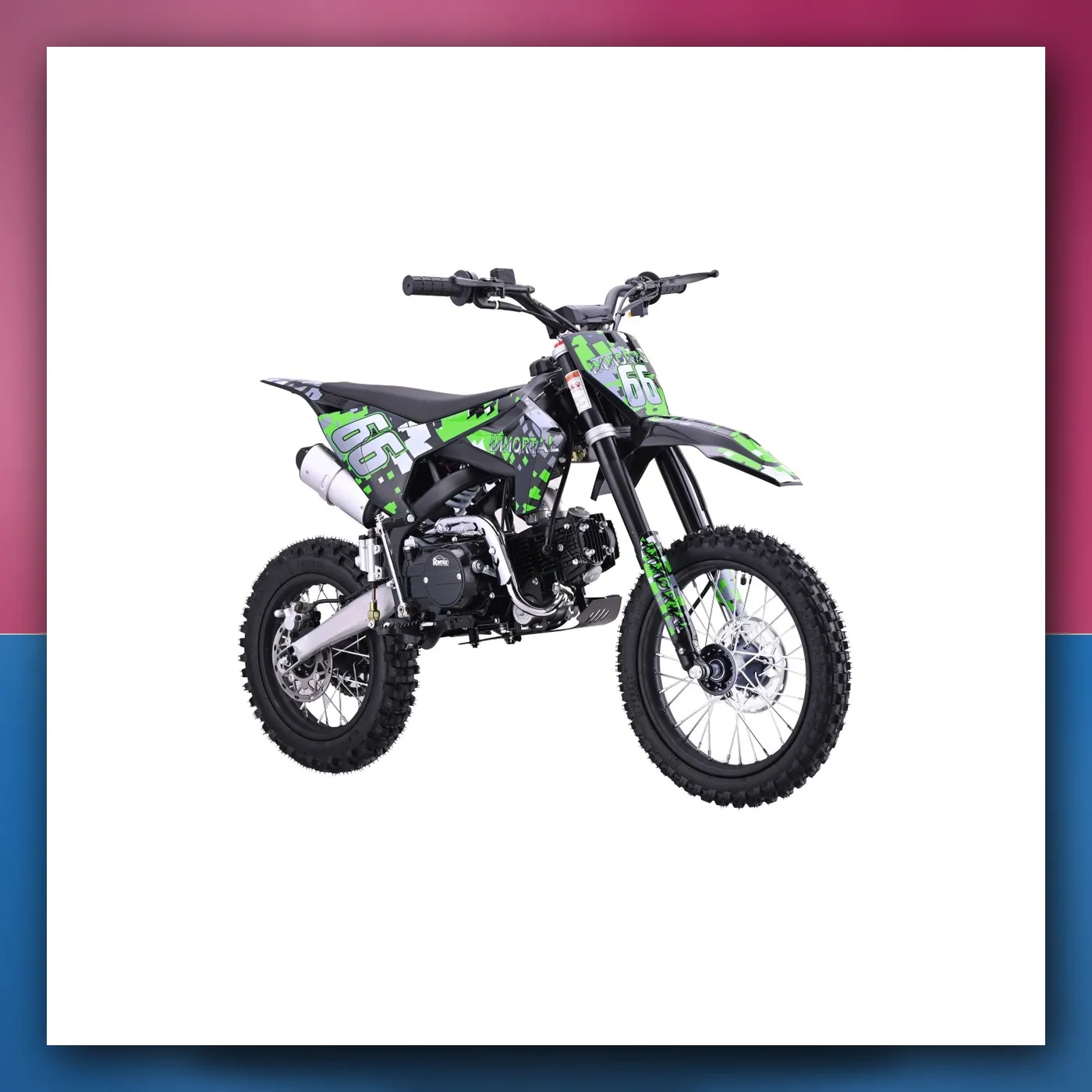 Motor na akumulator Motorni 110CM IMMORTAL zeleni Križ za tinejdžerica - slika 1