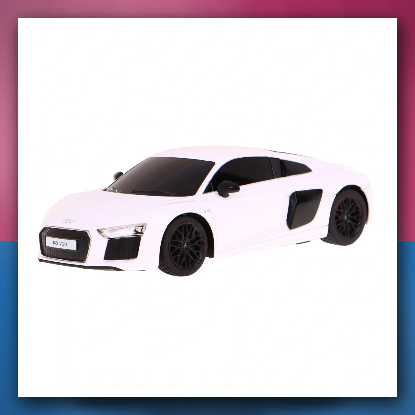 Audi R8 bijeli RASTAR model 1:24 autić na daljinsko upravljanje + daljinski upravljač 2,4 GHz - slika 1