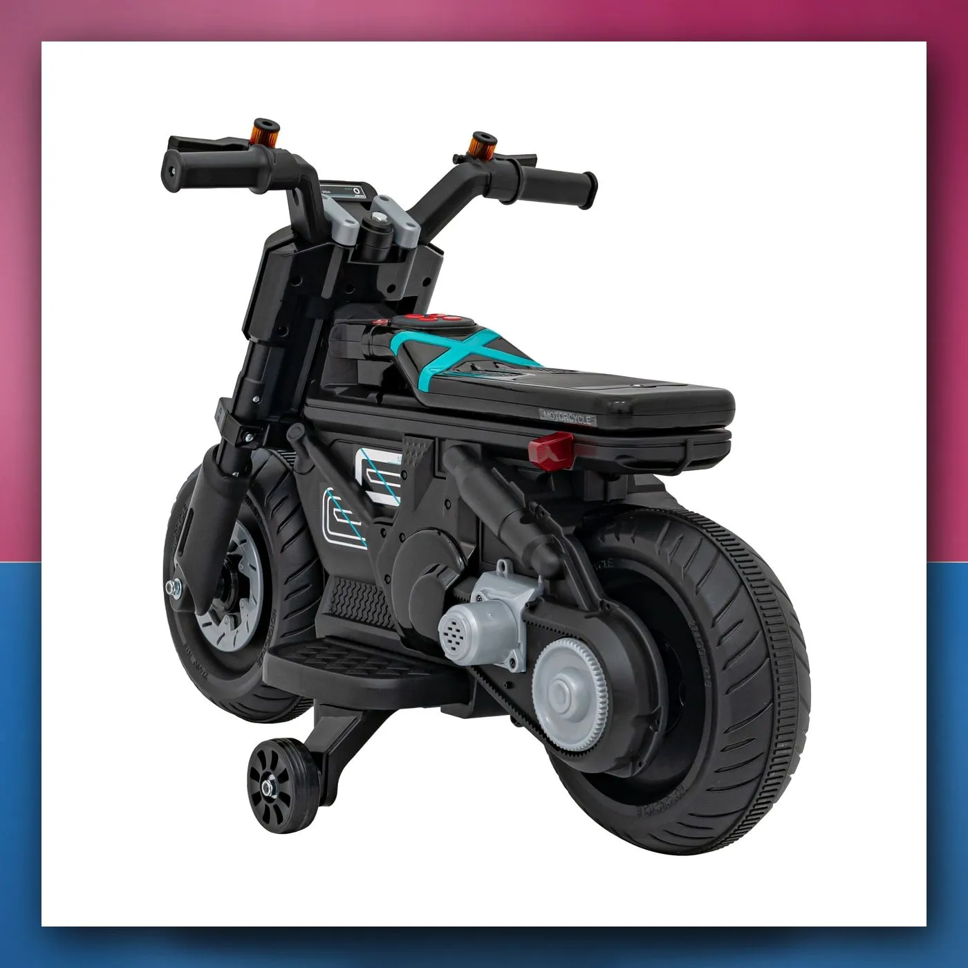 Future 88 motocikl na akumulator, crni