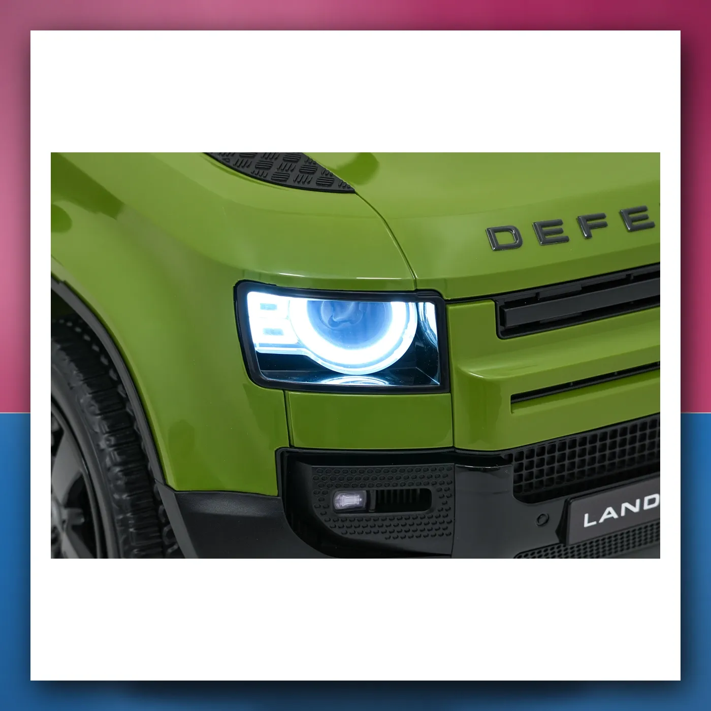 Auto na akumulator Land Rover Defender zeleni