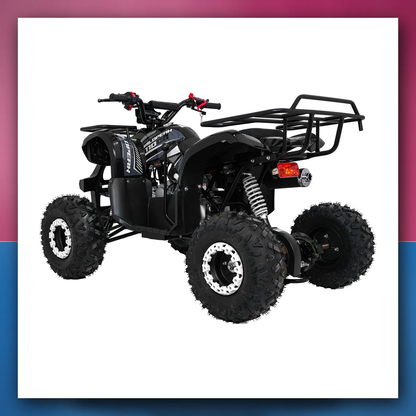 Četverocikl na akumulator Motorni WILDPEAK 110cc crni - slika 1