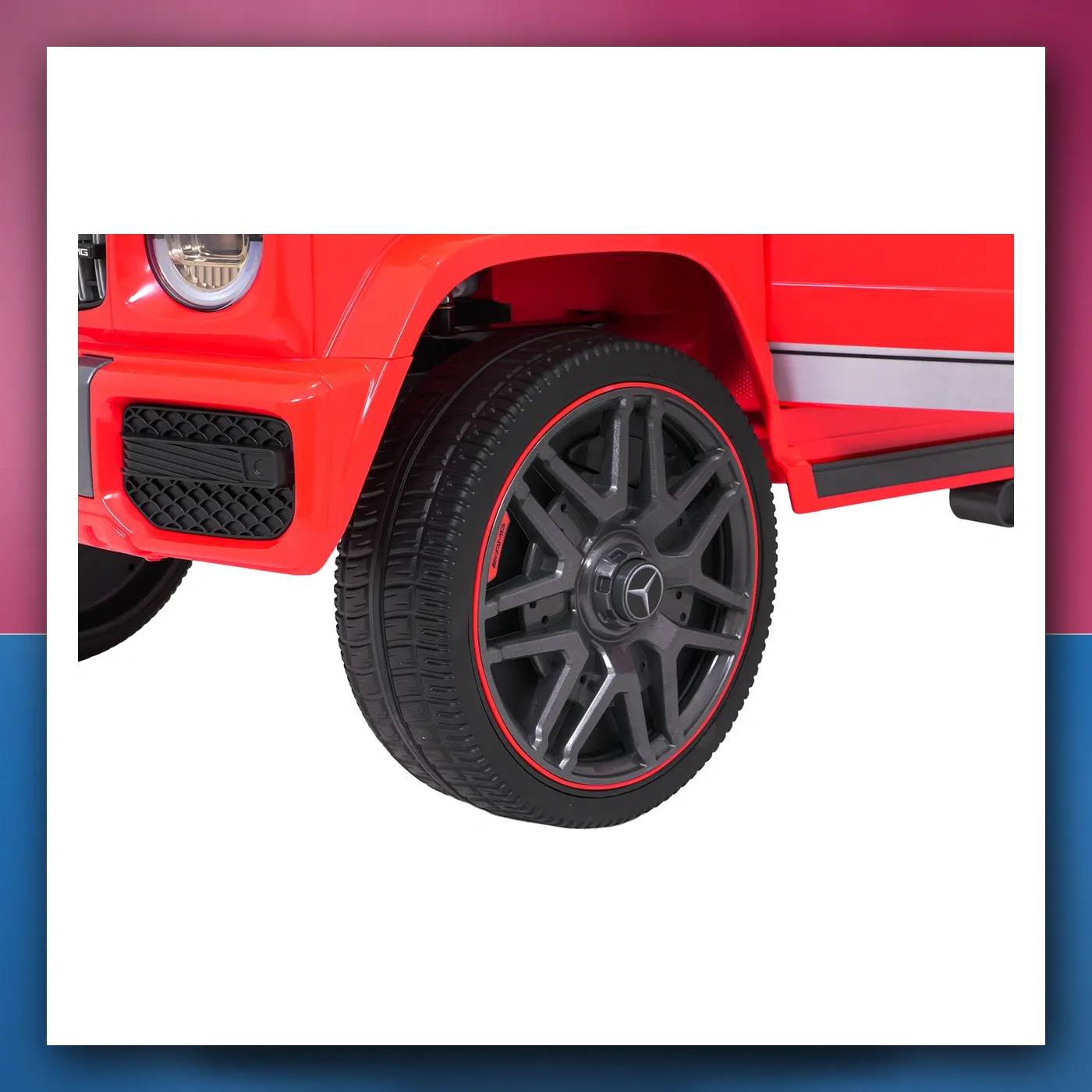 Auto na akumulator Mercedes G63 AMG LIFT crveni - slika 1