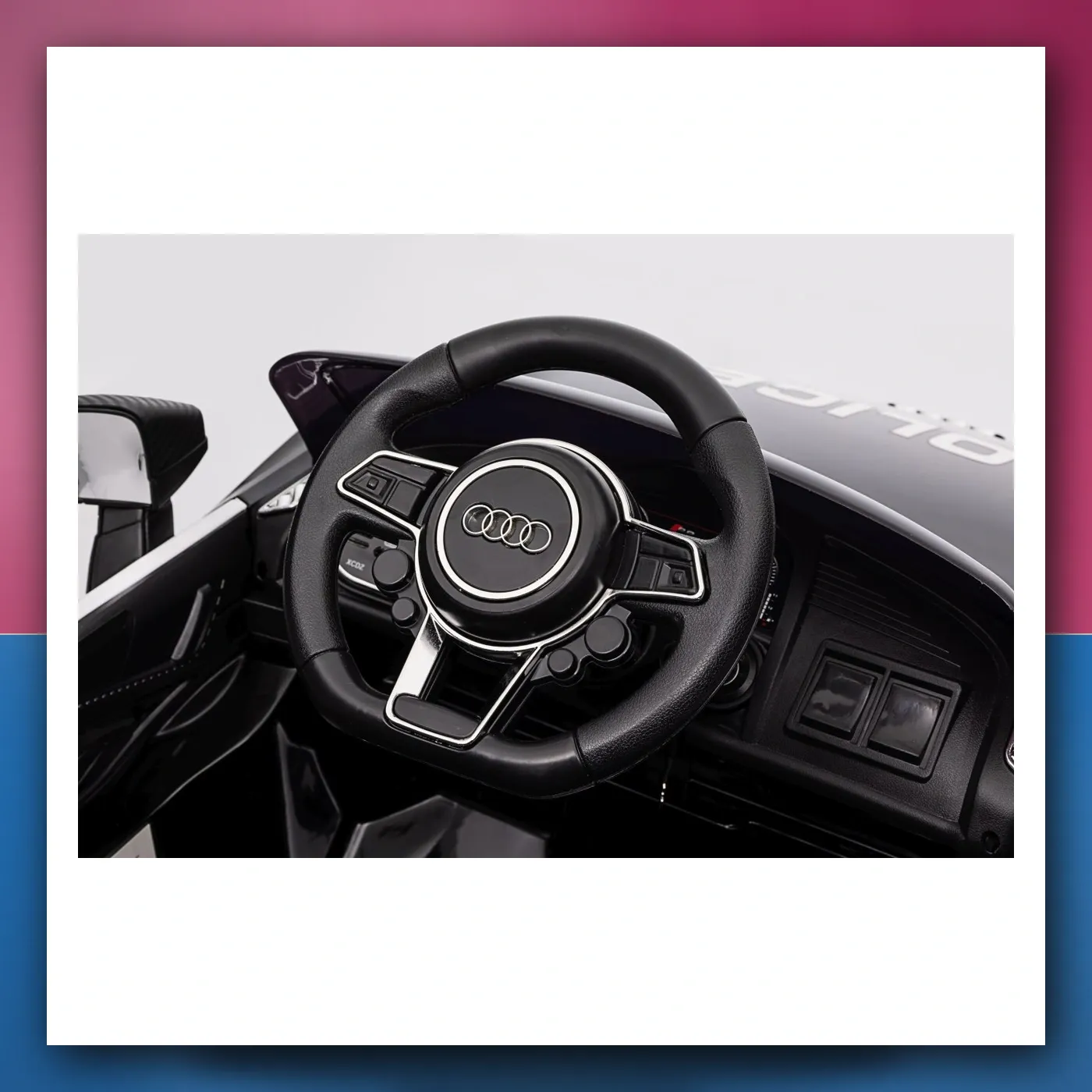 Audi R8 Policija na akumulator za djecu - + Daljinski upravljač + EVA + Lagani Start + MP3 + LED - slika 1