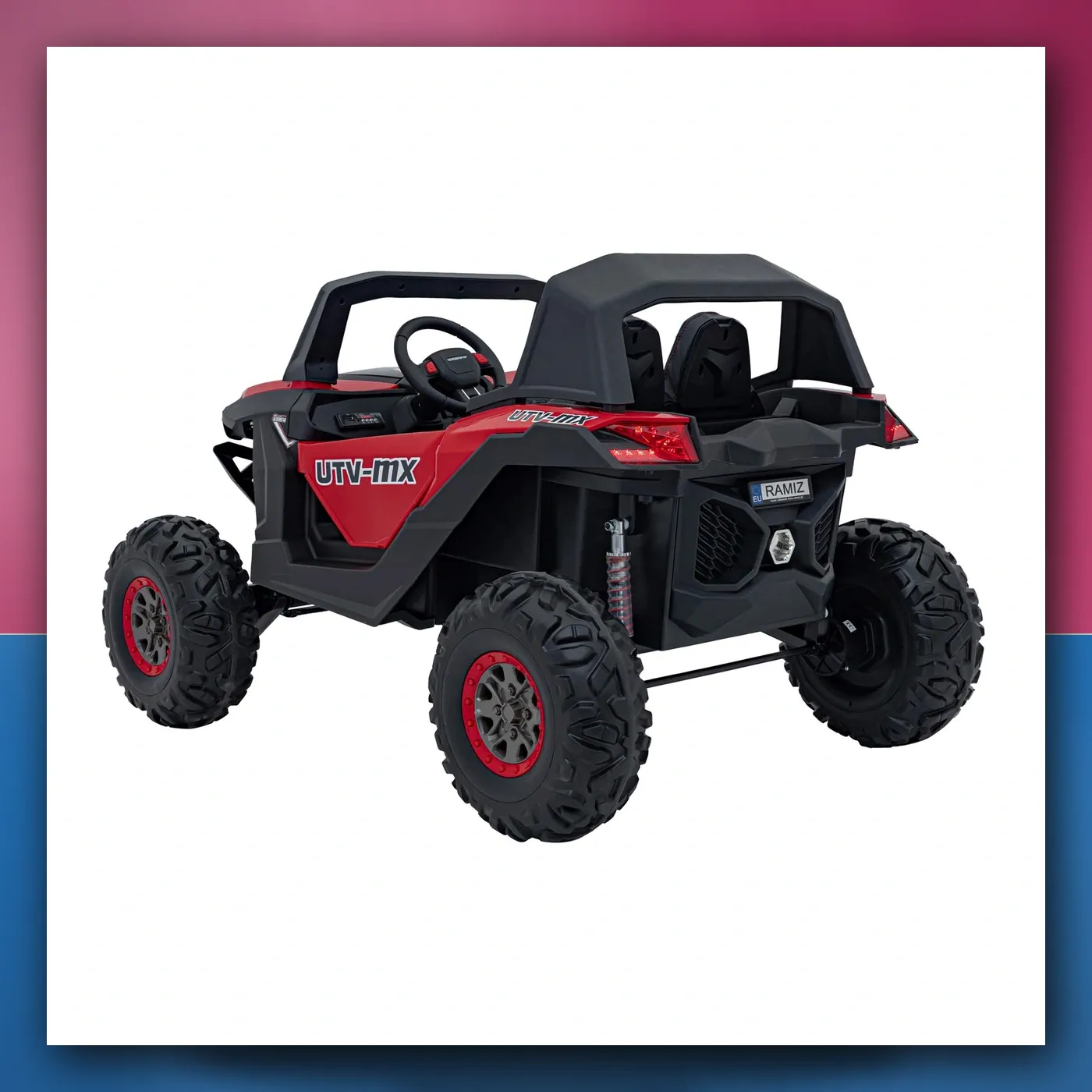 Buggy na akumulator UTV - MX 2000N crveni - slika 1