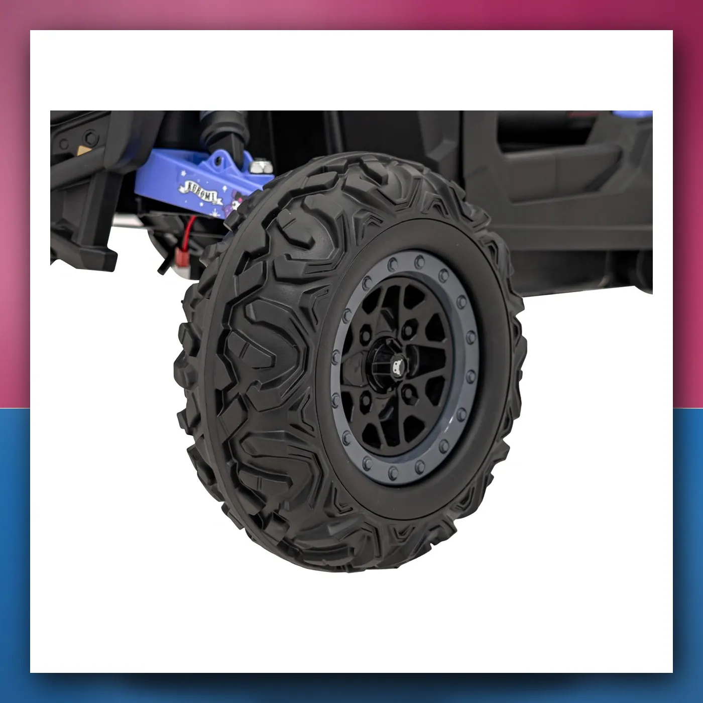 Buggy na akumulator ATV braniti 4x4 Ljubičasti Licenca KUROMI - slika 1