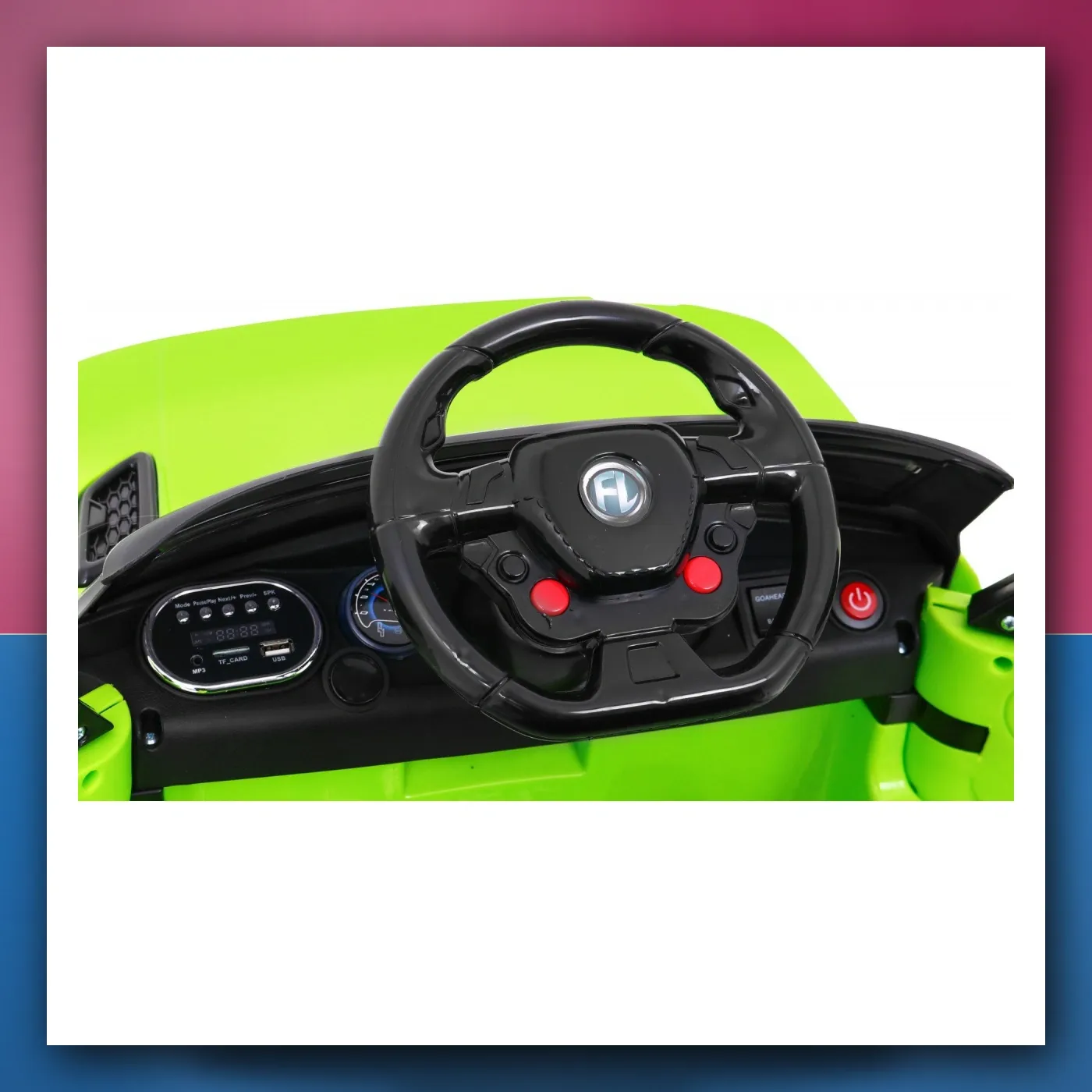 Mali auto Start Run na akumulator, zeleni SUV + Daljinski upravljač - slika 1