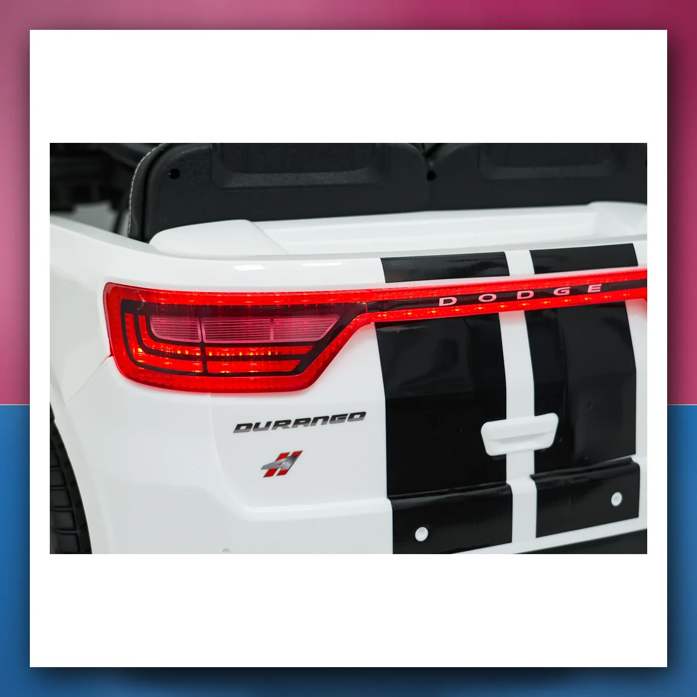 Auto na akumulator Dodge Durango bijeli - slika 1