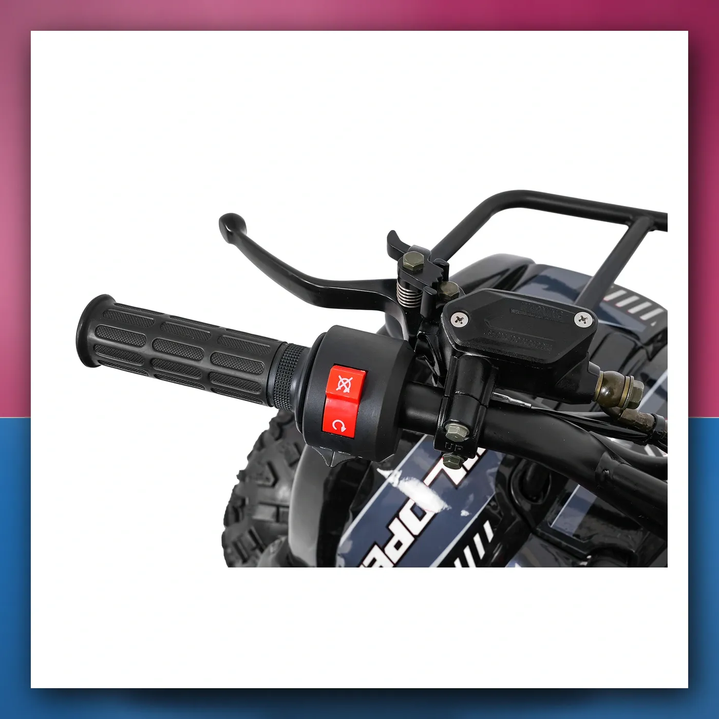 Četverocikl na akumulator Motorni WILDPEAK 110cc crni - slika 1