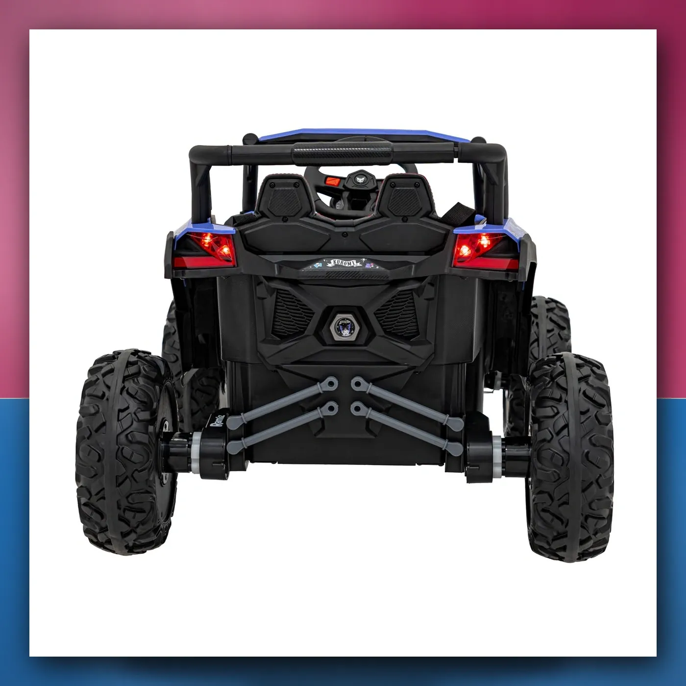 Buggy na akumulator ATV braniti 4x4 Ljubičasti Licenca KUROMI - slika 1