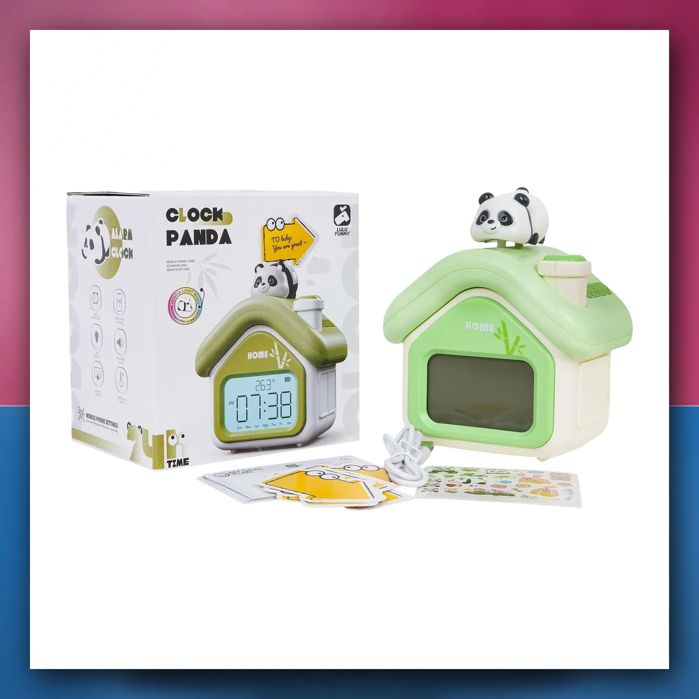 ručni sat budilica Panda - slika 1