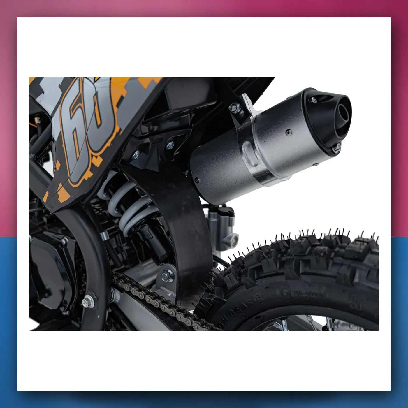 Motor na akumulator Motorni 110CM IMMORTAL narančasti Križ - slika 1
