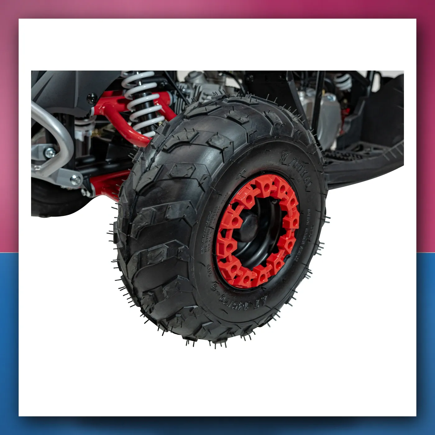 Četverocikl na akumulator Motorni RENEGADE 110CC crveni - slika 1
