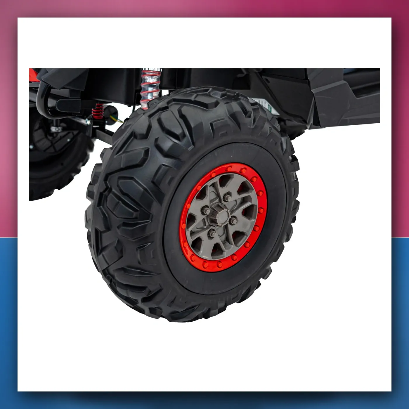 Buggy na akumulator UTV - MX 2000N crveni - slika 1