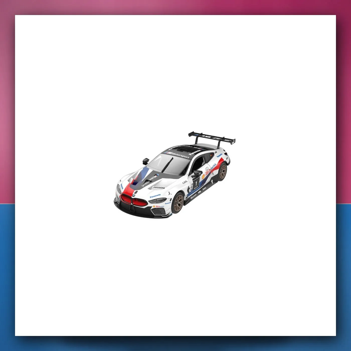 BMW M8 GTE bijeli RASTAR model 1:18 autić na daljinsko upravljanje + Body Kit + daljinski upravljač 2,4 GHz