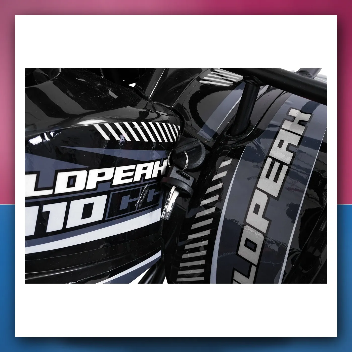 Četverocikl na akumulator Motorni WILDPEAK 110cc crni - slika 1