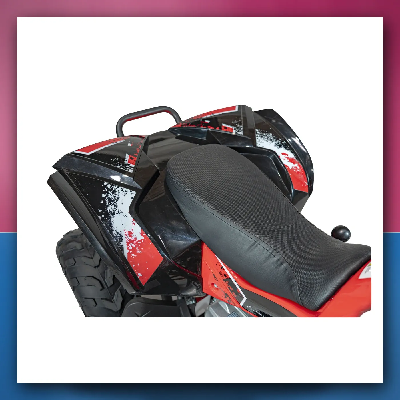 Četverocikl na akumulator Motorni RENEGADE 110CC crveni - slika 1