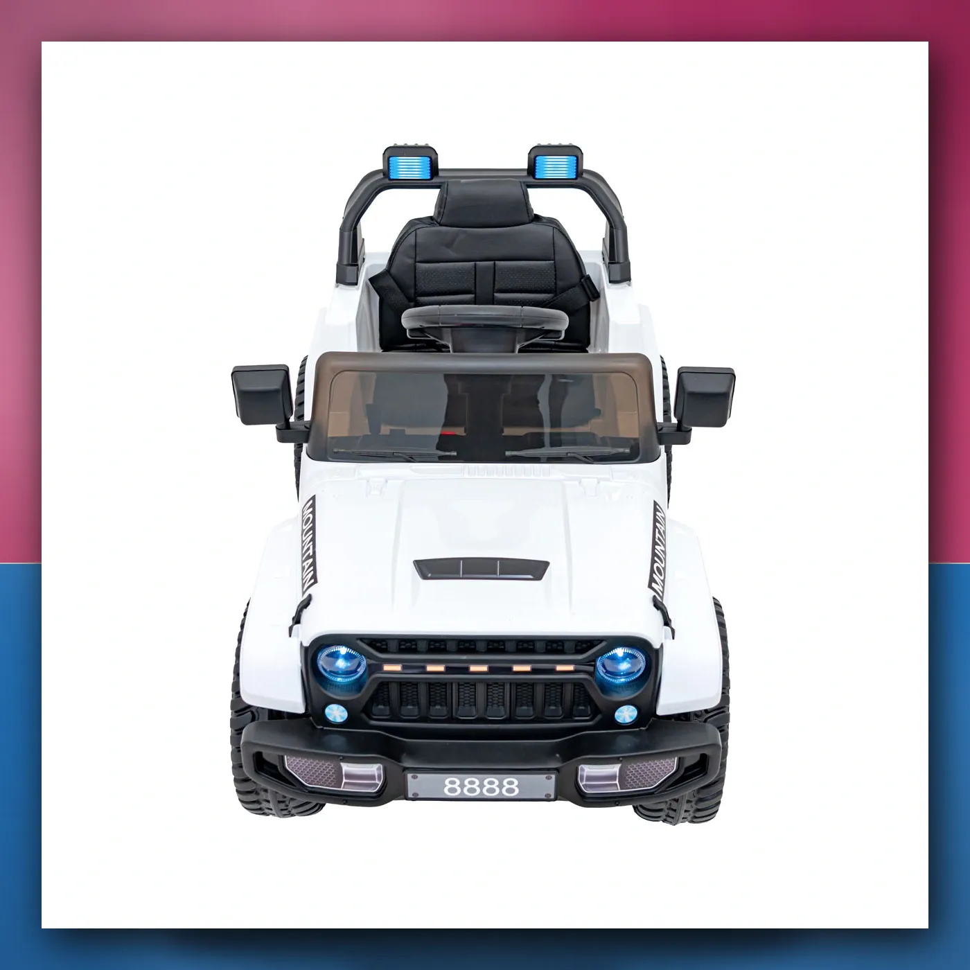 Auto na akumulator Off Cesta PLANINA bijeli - slika 1