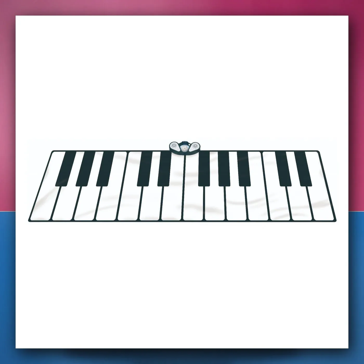 Velika glazbena podloga Keyboard XXL 260 × 74 cm za djecu od 3+ godine + snimanje + MP3
