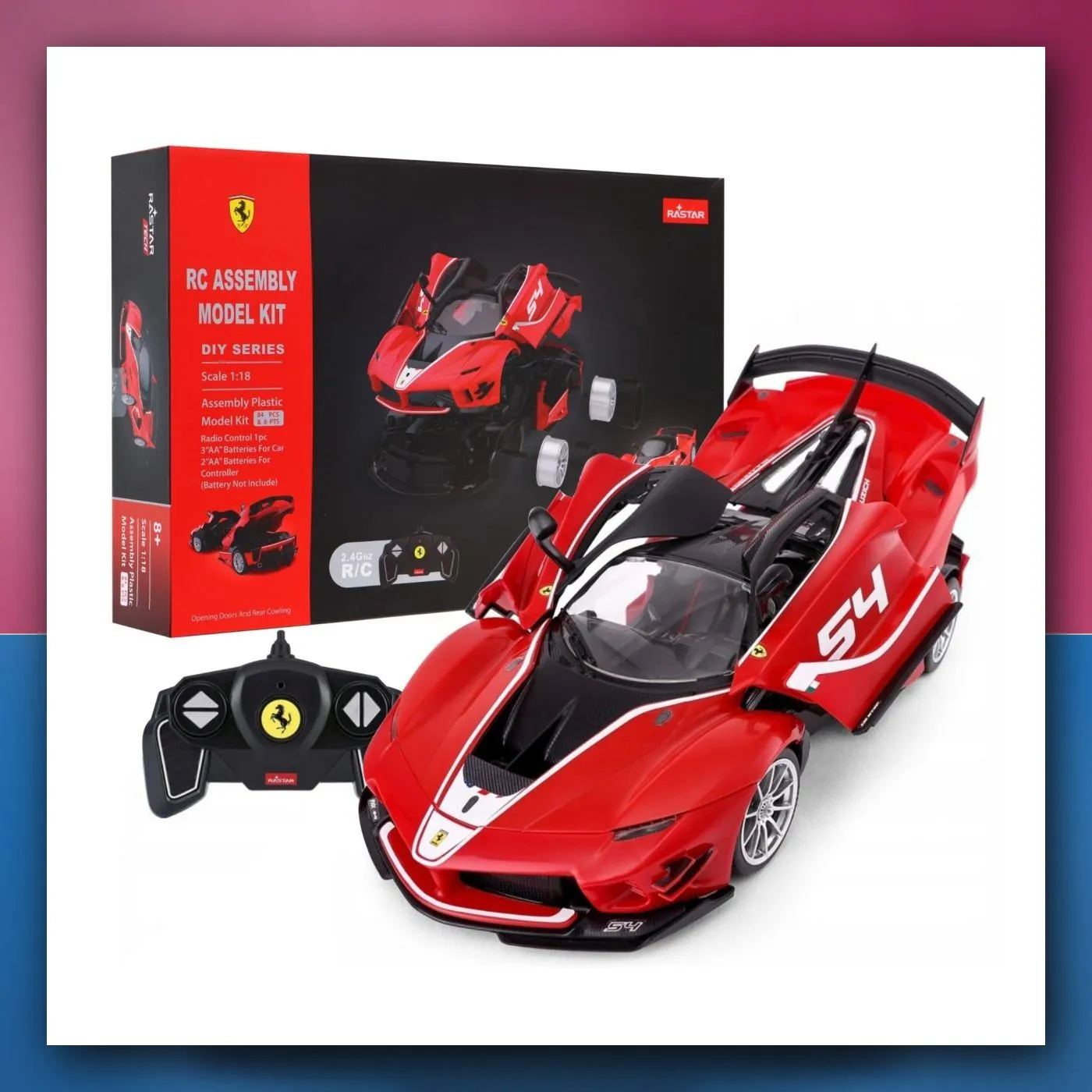 Ferrari FXX-K Evo RASTAR model 1:18 autić na daljinsko upravljanje + daljinski upravljač 2,4 GHz
