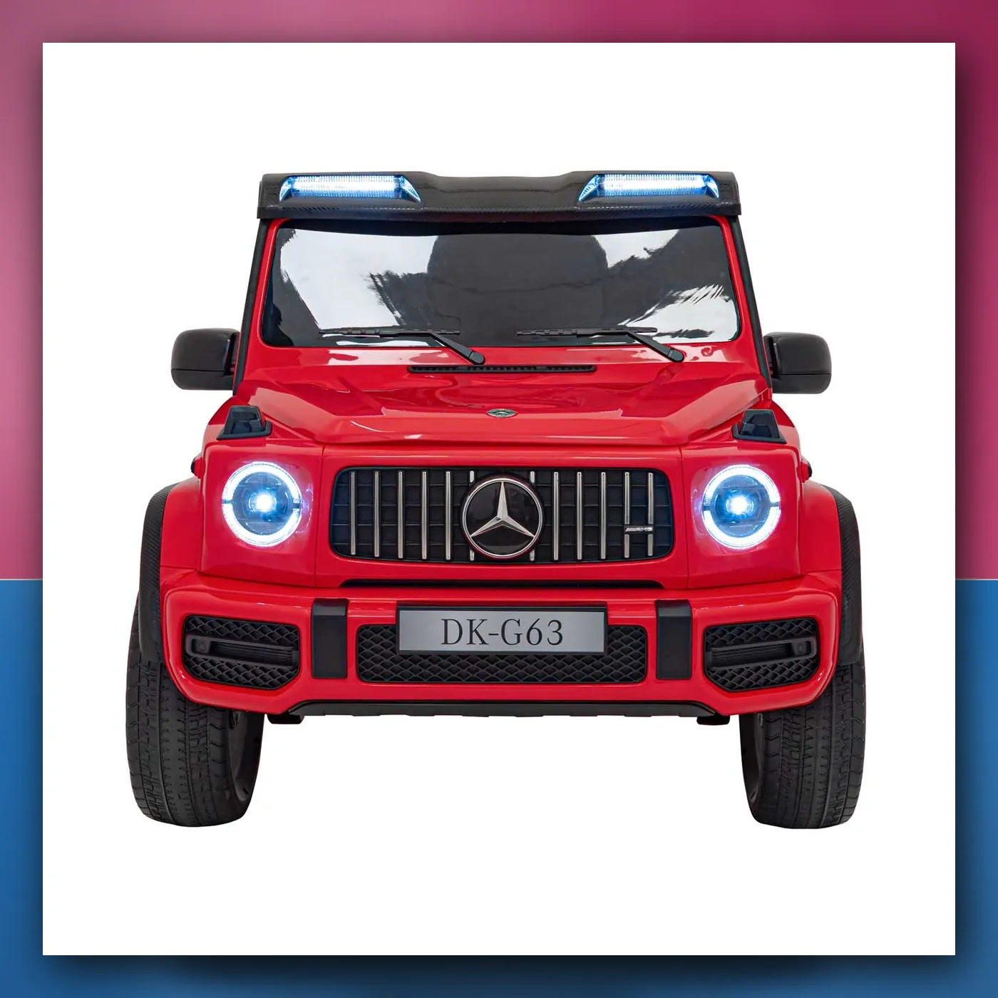 Auto na akumulator Mercedes Benz G63 AMG XXL STRONG crveni - slika 1