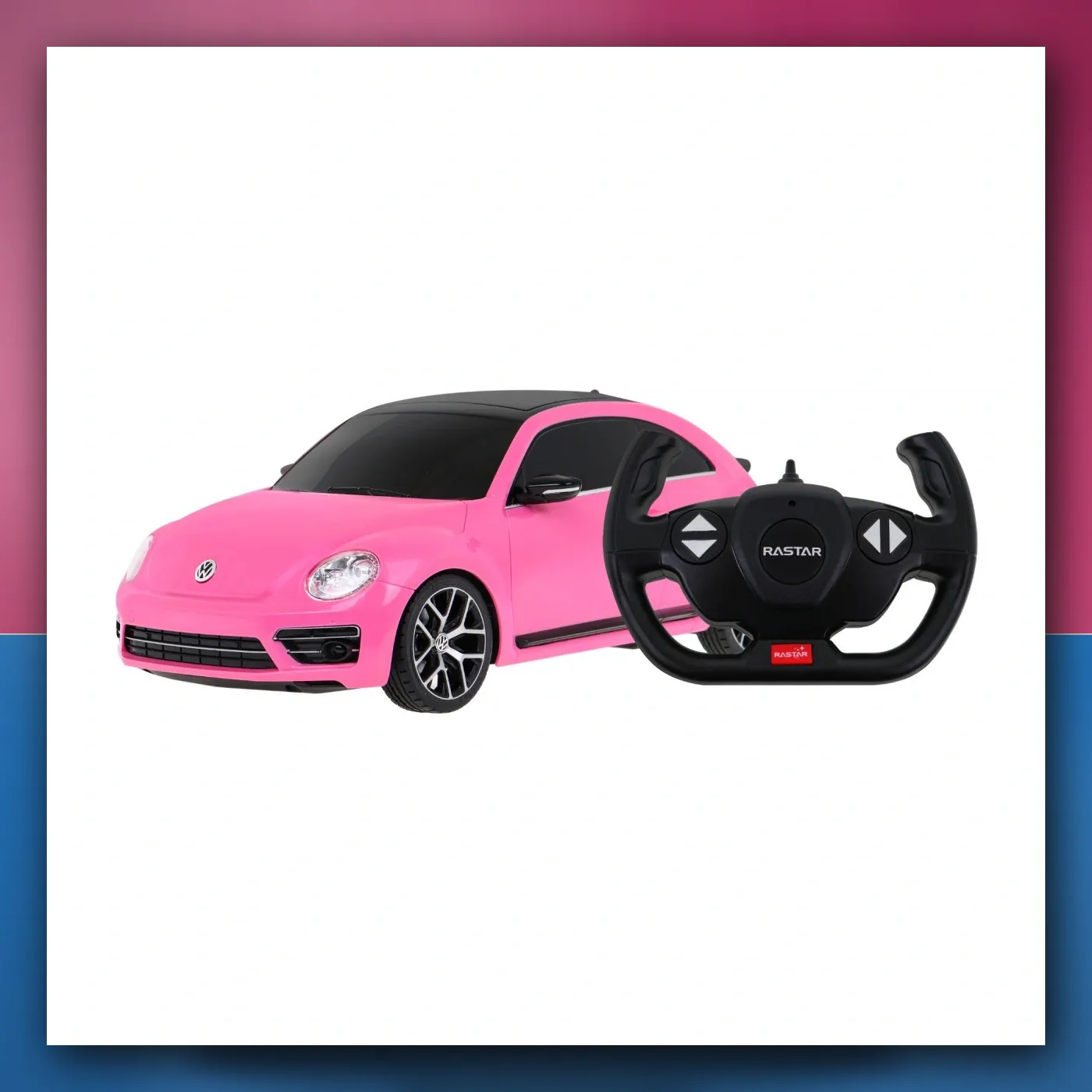 RC autić Volkswagen Buba 1: 14 RASTAR rozi - slika 1
